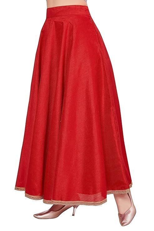 Material typePolyester Rise styleHigh Rise Closure typeHook & Zip StyleFit and flare Occasion typeCeremony LengthMaxi Country of OriginIndia - Image 3