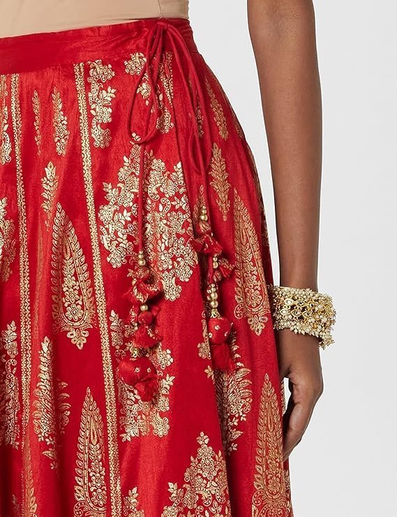BIBA Women Polyester Long Skirt - Image 4