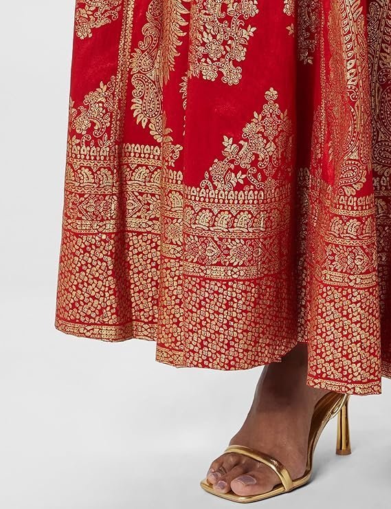 BIBA Women Polyester Long Skirt - Image 2