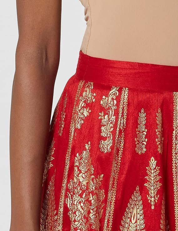 BIBA Women Polyester Long Skirt - Image 3