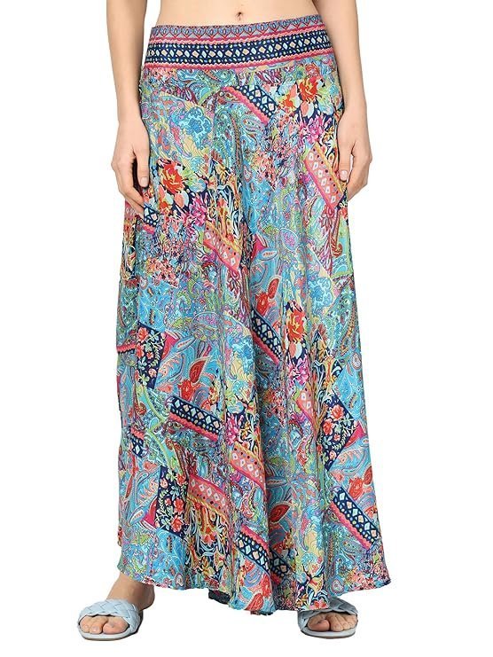 KE Kanha Exports Skirt for Woman | Women Skirts Skirt Perfect for Beach | Summer top | Boho | Short & Long Skirt | Stylish Lehenga Type - Image 3