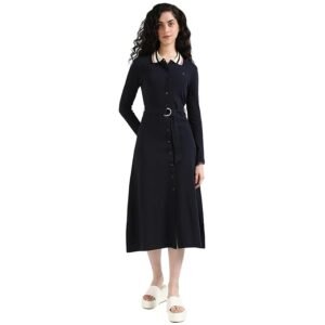 Women's Cotton T-Shirt Ankle Length Casual Dress