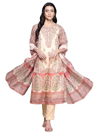 Beige Shobhika Kurta with Pant and Dupatta