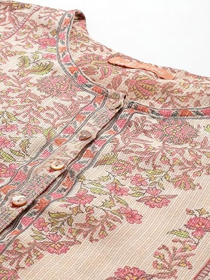 Beige Shobhika Kurta with Pant and Dupatta - Image 3