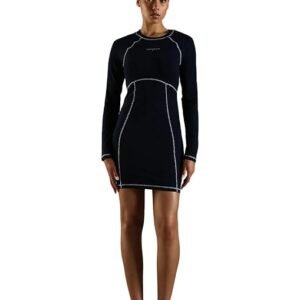 Cotton Crew Neck Bodycon Dress