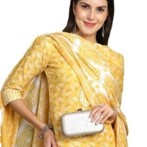 Women's pinkmint women's cotton straight printed kurta set with dupatta l women's kurta suit set l kurta with pant set