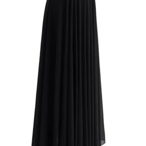 Women's radhika 'n' dhaanya creation georgette long flare skirt