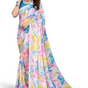 Women's georgette womens saree