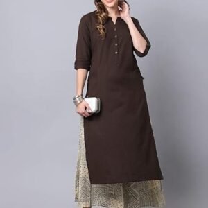 Women's pistaa's women's loose fit cotton salwar suit