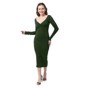 Women's sizi women's midi bodycon dress one piece dress for women long bodycon dress