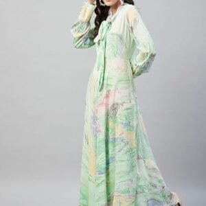 Women's aaheli women's rayon marbled dress