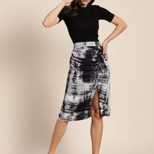 Women's marie claire polyester western skirt