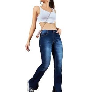 Women's crudo women's bootcut high rise regular stretchable denim jeans