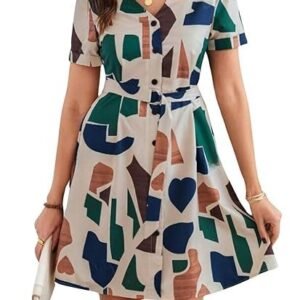Women's knee length | half sleeve | summer dress | casual wear dress for women