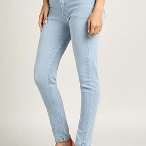 women's denim slim fit high waist jeans