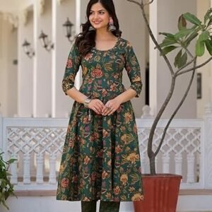 Women's fabnex cotton blend women kurta set