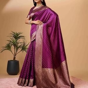 women's banarasi saree pure kanjivaram silk saree soft new ladies 2023 design wear pattu sarees latest cotton party sari collections with blouse piece for wedding sadi (sam pari-113)
