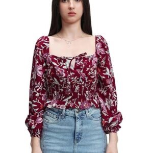 Women's talkies women's floral regular fit shirt