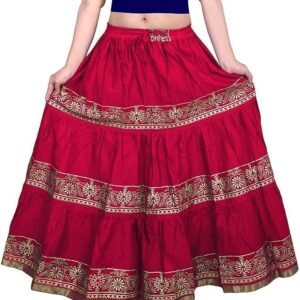 Women's diamo women long traditional ethnic skirt