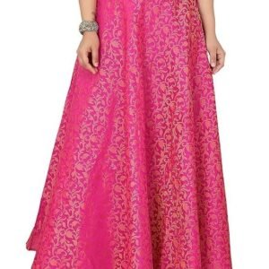women's readymade banarasi brocade maxi skirt lahenga ghaghra.